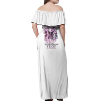 It's Okay If You Don't Like Me Off Shoulder Maxi Dress - Wonder Print Shop