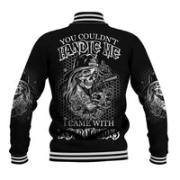 You Couldn't Handle Me B & W Baseball Jacket - Wonder Print Shop