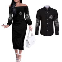 you-couldnt-handle-me-b-w-couples-matching-off-the-shoulder-long-sleeve-dress-and-long-sleeve-button-shirt
