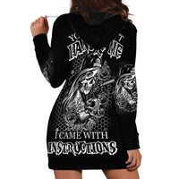 You Couldn't Handle Me B & W Hoodie Dress - Wonder Print Shop