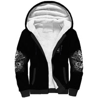 You Couldn't Handle Me B & W Sherpa Hoodie - Wonder Print Shop