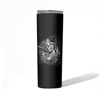 You Couldn't Handle Me B & W Skinny Tumbler - Wonder Print Shop
