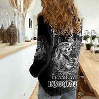 You Couldn't Handle Me B & W Women Casual Shirt - Wonder Print Shop