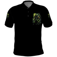 Warning Sign Skull Reaper Polo Shirt - Wonder Print Shop