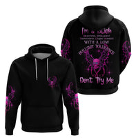 I'm A B Don't Try Me Hoodie - Wonder Print Shop