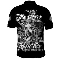 I'm Not The Hero You Want Polo Shirt - Wonder Print Shop