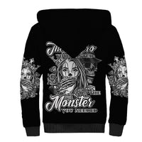 I'm Not The Hero You Want Sherpa Hoodie - Wonder Print Shop