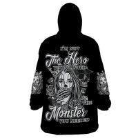 I'm Not The Hero You Want Wearable Blanket Hoodie - Wonder Print Shop