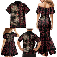 Zero F Given Skull Family Matching Mermaid Dress and Hawaiian Shirt - Wonder Print Shop