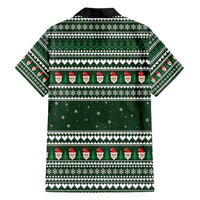 Sloth Christmas Hawaiian Shirt with Santa Hat, Presents, and Festive Pattern - Wonder Print Shop