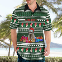 Sloth Christmas Hawaiian Shirt with Santa Hat, Presents, and Festive Pattern - Wonder Print Shop