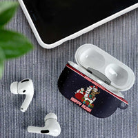 Llama and Snowman AirPods Case with Gifts and Nordic Pattern - Wonder Print Shop