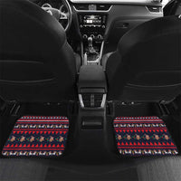 Llama and Snowman Car Mats with Gifts and Nordic Pattern - Wonder Print Shop