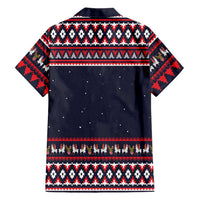 Llama and Snowman Family Matching Mermaid Dress and Hawaiian Shirt with Gifts and Nordic Pattern - Wonder Print Shop