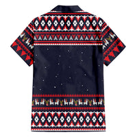 Llama and Snowman Family Matching Puletasi and Hawaiian Shirt with Gifts and Nordic Pattern - Wonder Print Shop