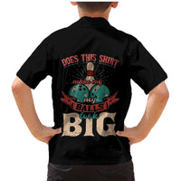 Custom Bowling Balls Family Matching Mermaid Dress and Hawaiian Shirt with Does This Shirt Make My Balls Look Big Quote and Retro Argyle Pattern - Wonder Print Shop