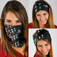 Custom Bowling Balls Neck Gaiter with Does This Shirt Make My Balls Look Big Quote and Retro Argyle Pattern - Wonder Print Shop