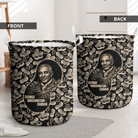 George Washington Carver Laundry Basket Peanut From Soil Comes Knowledge Quote and Agricultural Roots - Wonder Print Shop
