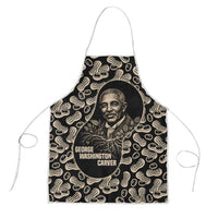George Washington Carver Apron Peanut From Soil Comes Knowledge Quote and Agricultural Roots - Wonder Print Shop
