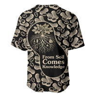 George Washington Carver Baseball Jersey Peanut From Soil Comes Knowledge Quote and Agricultural Roots - Wonder Print Shop
