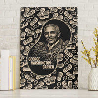 George Washington Carver Canvas Wall Art Peanut From Soil Comes Knowledge Quote and Agricultural Roots - Wonder Print Shop
