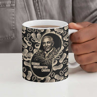 George Washington Carver Ceramic Mug Peanut From Soil Comes Knowledge Quote and Agricultural Roots - Wonder Print Shop