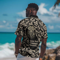 George Washington Carver Hawaiian Shirt Peanut From Soil Comes Knowledge Quote and Agricultural Roots - Wonder Print Shop