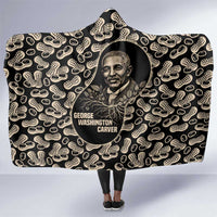 George Washington Carver Hooded Blanket Peanut From Soil Comes Knowledge Quote and Agricultural Roots - Wonder Print Shop
