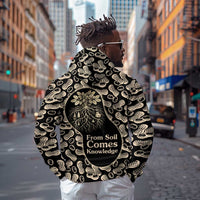 George Washington Carver Hoodie Peanut From Soil Comes Knowledge Quote and Agricultural Roots - Wonder Print Shop