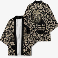 George Washington Carver Kimono Peanut From Soil Comes Knowledge Quote and Agricultural Roots - Wonder Print Shop