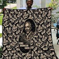 George Washington Carver Quilt Peanut From Soil Comes Knowledge Quote and Agricultural Roots - Wonder Print Shop