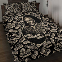 George Washington Carver Quilt Bed Set Peanut From Soil Comes Knowledge Quote and Agricultural Roots - Wonder Print Shop