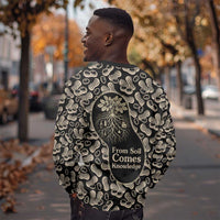 George Washington Carver Sweatshirt Peanut From Soil Comes Knowledge Quote and Agricultural Roots - Wonder Print Shop