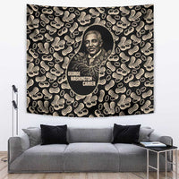 George Washington Carver Tapestry Peanut From Soil Comes Knowledge Quote and Agricultural Roots - Wonder Print Shop