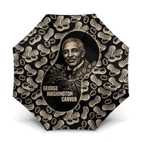 George Washington Carver Umbrella Peanut From Soil Comes Knowledge Quote and Agricultural Roots - Wonder Print Shop