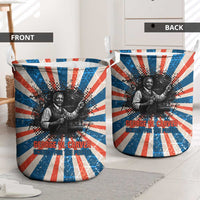 George Washington Carver Laundry Basket with Science Teaching Scene, Education Is the Key Quote - Wonder Print Shop