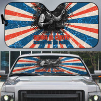 George Washington Carver Auto Sun Shade with Science Teaching Scene, Education Is the Key Quote - Wonder Print Shop