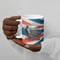 George Washington Carver Ceramic Mug with Science Teaching Scene, Education Is the Key Quote - Wonder Print Shop