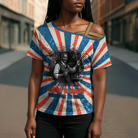 George Washington Carver Cross Shoulder Shirt with Science Teaching Scene, Education Is the Key Quote - Wonder Print Shop
