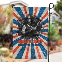 George Washington Carver Garden Flag with Science Teaching Scene, Education Is the Key Quote - Wonder Print Shop