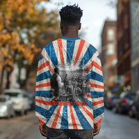 George Washington Carver Long Sleeve Shirt with Science Teaching Scene, Education Is the Key Quote - Wonder Print Shop