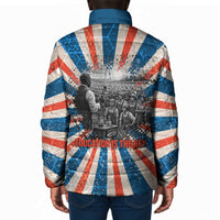 George Washington Carver Padded Jacket with Science Teaching Scene, Education Is the Key Quote - Wonder Print Shop