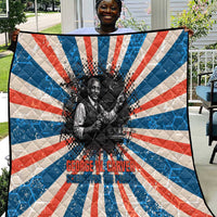 George Washington Carver Quilt with Science Teaching Scene, Education Is the Key Quote - Wonder Print Shop