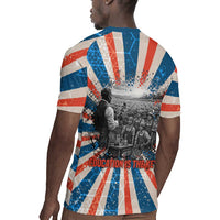 George Washington Carver Rugby Jersey with Science Teaching Scene, Education Is the Key Quote - Wonder Print Shop
