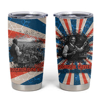 George Washington Carver Tumbler Cup with Science Teaching Scene, Education Is the Key Quote - Wonder Print Shop