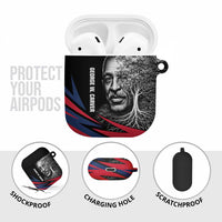 George Washington Carver AirPods Case with Tree Portrait Illustration, Nature Is the Greatest Teacher Quote - Wonder Print Shop