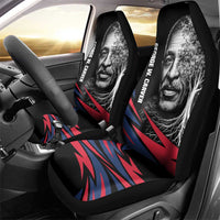 George Washington Carver Car Seat Cover with Tree Portrait Illustration, Nature Is the Greatest Teacher Quote - Wonder Print Shop