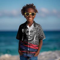 George Washington Carver Kid Hawaiian Shirt with Tree Portrait Illustration, Nature Is the Greatest Teacher Quote - Wonder Print Shop