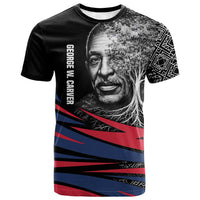 George Washington Carver T shirt with Tree Portrait Illustration, Nature Is the Greatest Teacher Quote - Wonder Print Shop