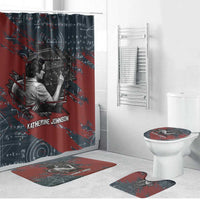 Katherine Johnson Bathroom Set with Chalkboard Math Scene, Verify the Numbers Quote and Space Orbit - Wonder Print Shop